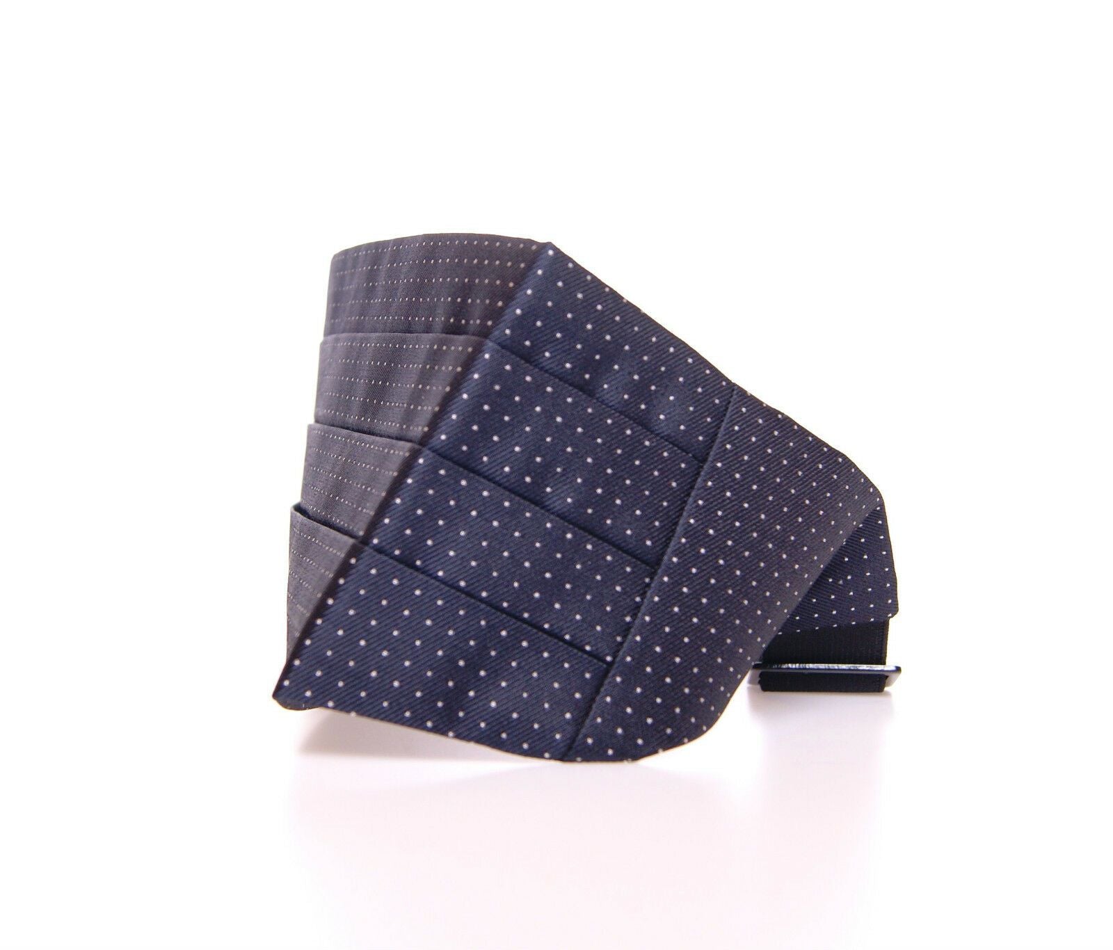 Blue waist smoking tuxedo cummerbund belt by Dolce & Gabbana, featuring a sleek design with smooth fabric and subtle detailing.