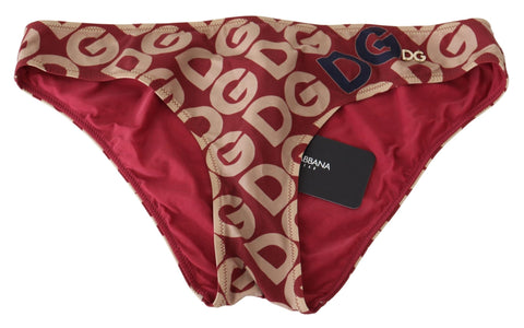 Multicolor DG logo print beachwear bikini swimsuit with bottom, designed by Dolce & Gabbana, featuring vibrant pattern and comfortable fit.
