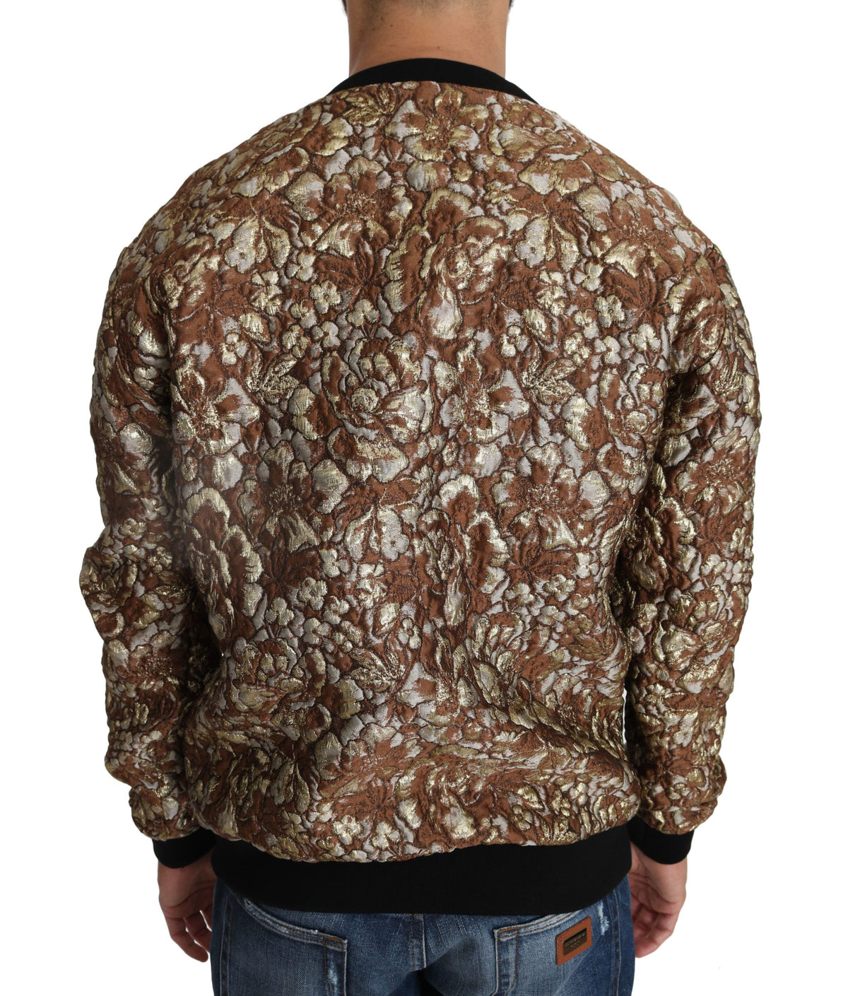 Multicolor MAMBO Jacquard Pineapple Dolce & Gabbana pullover sweater with pineapple pattern and intricate jacquard design.