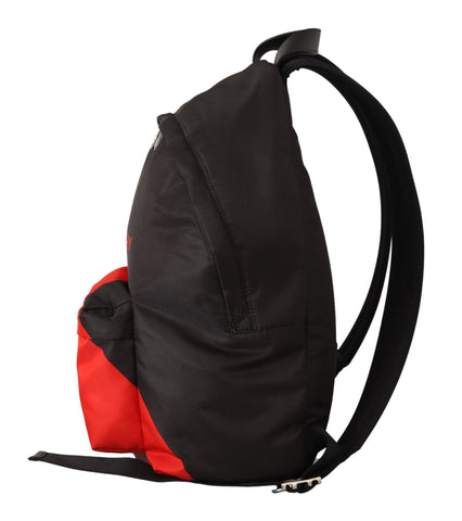 Red &amp; Black Nylon Urban Backpack