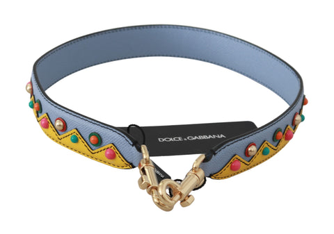 Blue Handbag Accessory Shoulder Strap Leather
