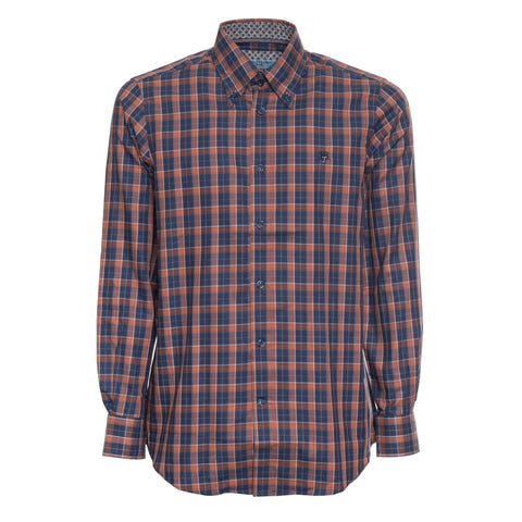 Harmont & Blaine jeans in a classic style, displayed on a hanger with visible brand tag and detailed denim fabric.