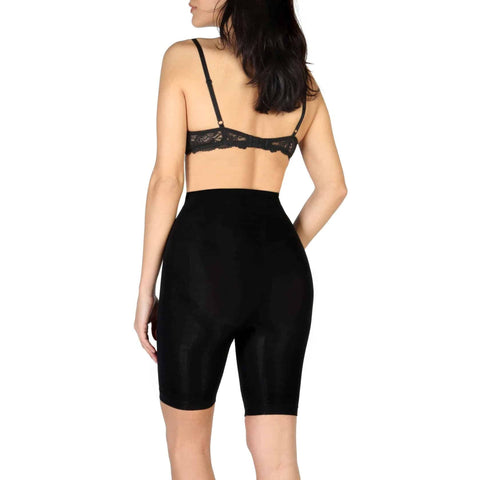 Black Bodyboo BB2070 bodycon dress by Jag Couture London New York, shown on a model with a sleek, fitted silhouette.