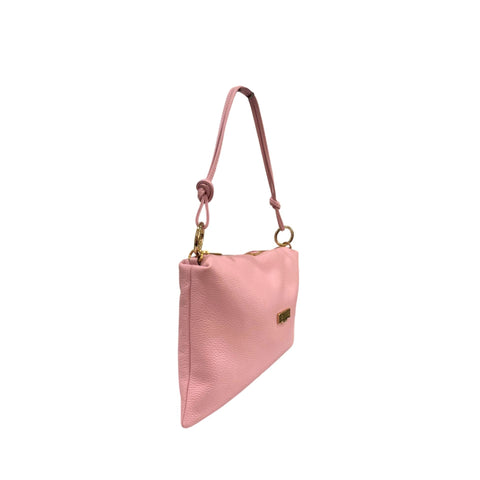 Baldinini Trend AL3138 Lucca pink leather shoes with sleek design, showcased by Jag Couture London - New York.