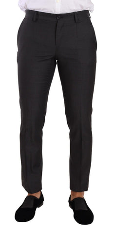 Dark Gray MARTINI Single Breasted 2 Piece Suit