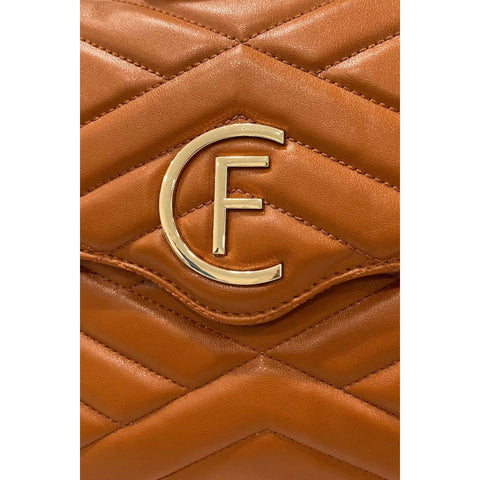 Cristinaeffe CF24FW025_CUOIO handbag by Jag Couture London - New York, featuring leather material and elegant design details.