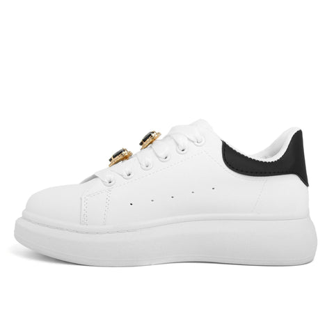 Fashion Attitude FAG_8129_WHITE_BLACK by Jag Couture London – stylish white and black fashion accessory or garment.