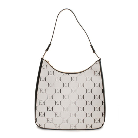 Egon Von Furstenberg handbag by Jag Couture London-New York, showcasing beige leather with gold hardware and structured design.