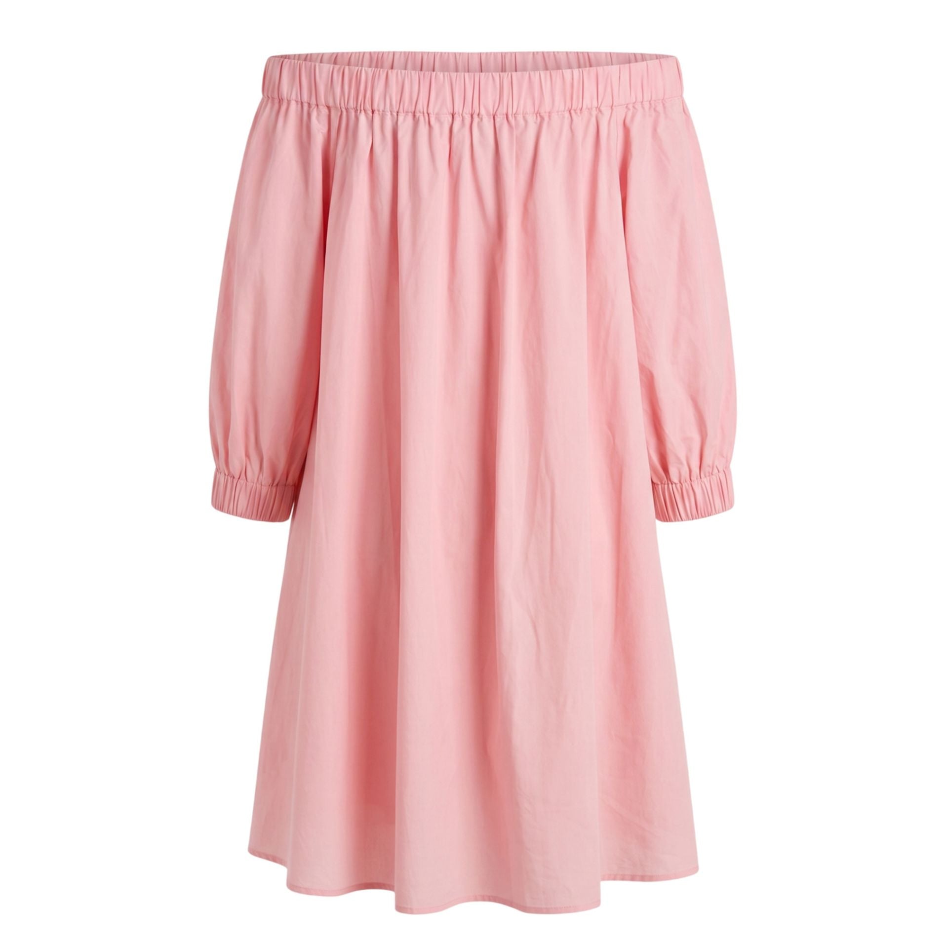 Light pink Trussardi jeans with classic fit, displayed on a hanger, showcasing the stylish design and denim texture.
