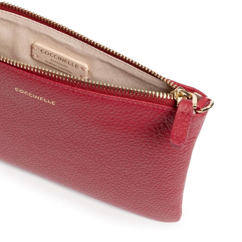 Jag Couture London - New York Coccinelle X073 E5MMA55F501 R16 handbag with smooth leather and gold-tone hardware.