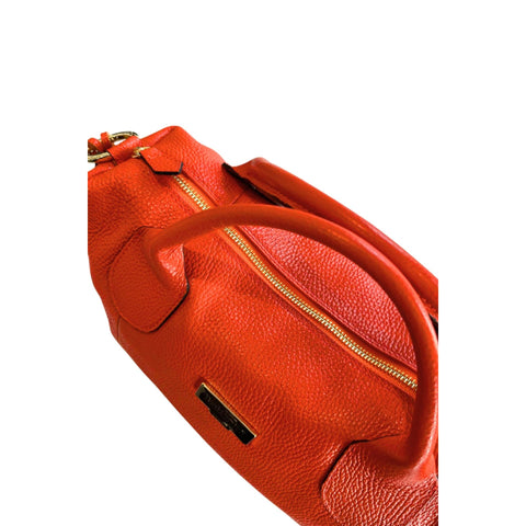 Orange Baldinini Trend LV1739 luxury loafer from Jag Couture London - New York, featuring stylish leather design and branding details.