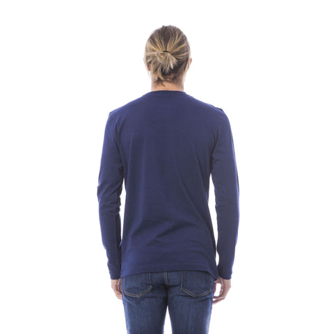 Jag Couture London New York Verri JGB00302J0003_V79BLU stylish women's jacket with blue fabric and tailored fit, front view.