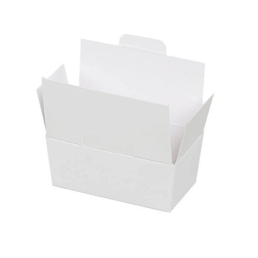 2 choc white ballotin with lock top Jag Couture London - New York