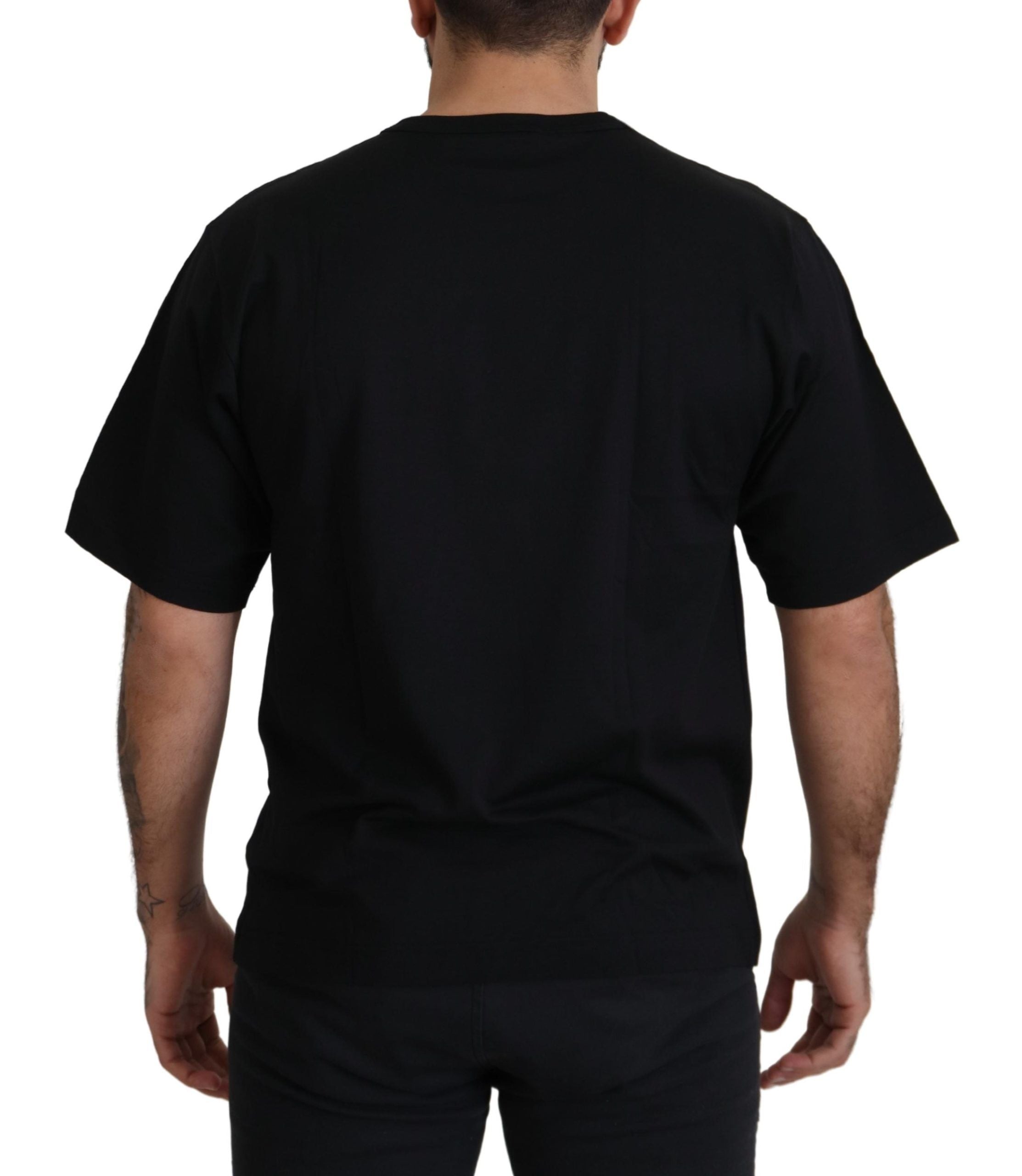 Black Gold STAR Crown DG Cotton Crewneck T-shirt