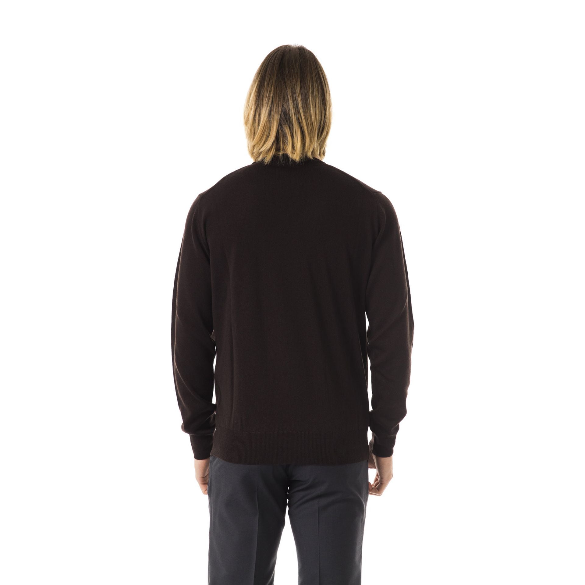 Jag Couture London New York Uominitaliani I2R0400GC20_60777MORO men's shirt featuring a stylish brown pattern and classic collar.