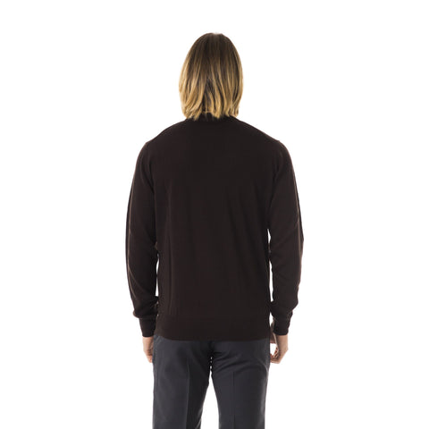 Jag Couture London New York Uominitaliani I2R0400GC20_60777MORO men's shirt featuring a stylish brown pattern and classic collar.