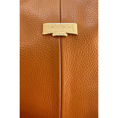Baldinini Trend AL1512_LUCCA_D44CUOIO leather shoes with sleek design and tan color, displayed on a white background.