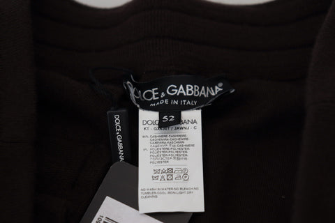 Brown Cashmere Trousers Bottoms Drawstring Pants