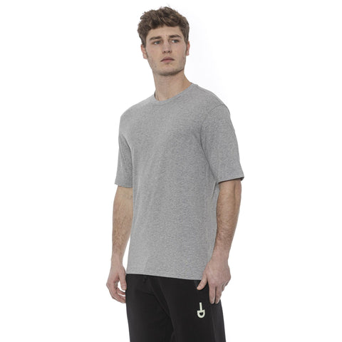 Jag Couture London gray Tond TNS2105ACID men's shirt with a slim fit and button-down collar, shown on a mannequin.