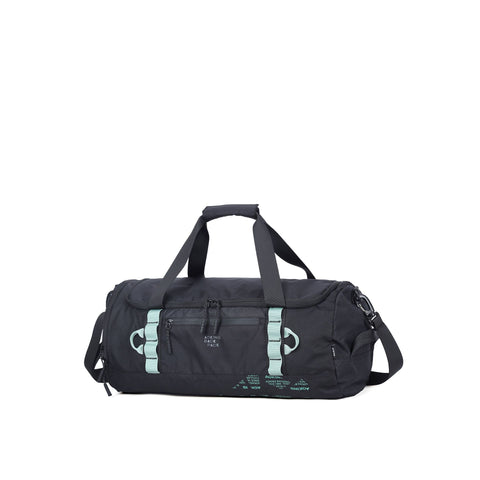 Jag Couture London XW3023-8 black handbag with sleek design, featuring silver hardware and a structured silhouette.