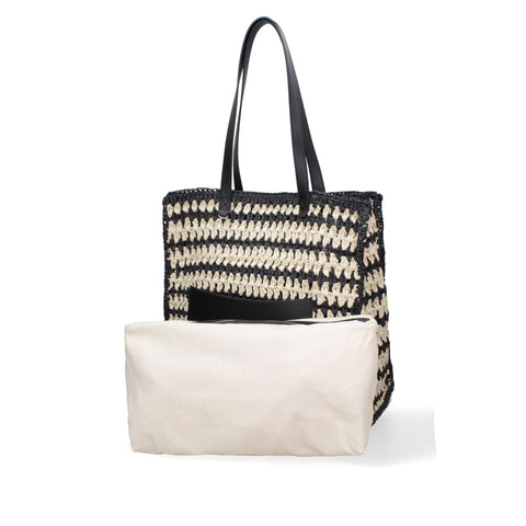 Black Viola Castellani VC220738323FBG handbag by Jag Couture London New York, featuring sleek design and structured silhouette.