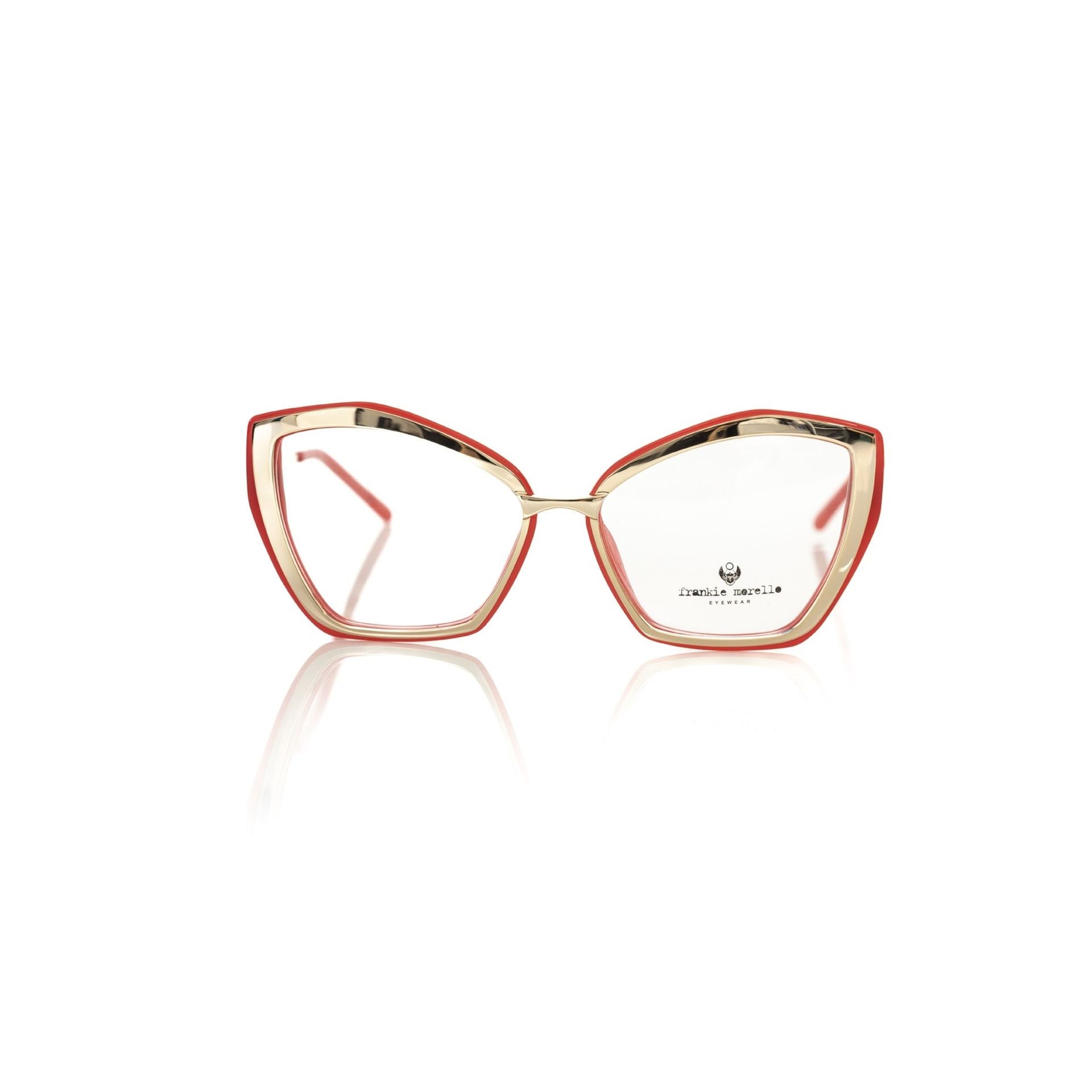 Frankie Morello FEWF8008DV_O293CORALLOORO sunglasses with coral-colored frames, stylish and trendy eyewear by Frankie Morello.