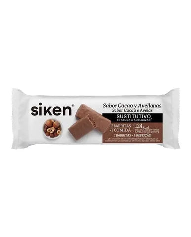Two Siken Form Cocoa Bars with Hazelnut flavor, 44g each, from Jag Couture London - New York.