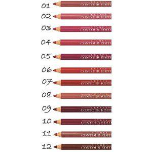 Jag Couture London contour edition lipliner in shade 02, 1.14g, featuring a sleek black pencil with the Bourjois logo visible.