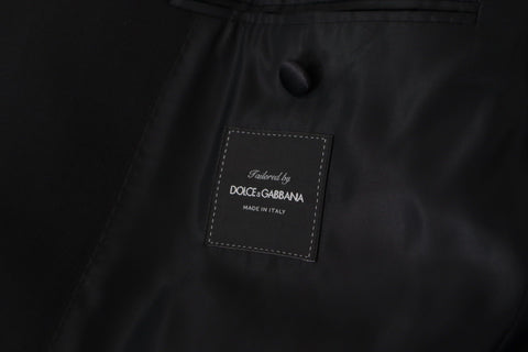 Black Double Breasted Coat Blazer Jacket