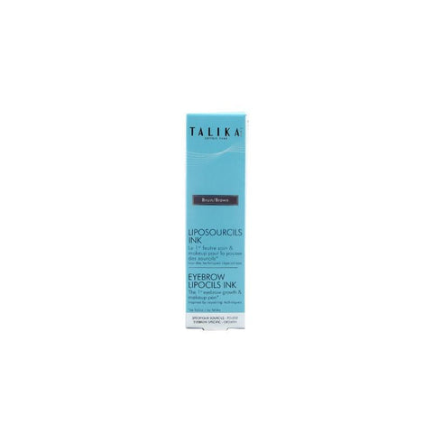 Dark brown Talika Eyebrow Lipocils Ink from Jag Couture London-New York, showing the pen-style eyebrow tint applicator.