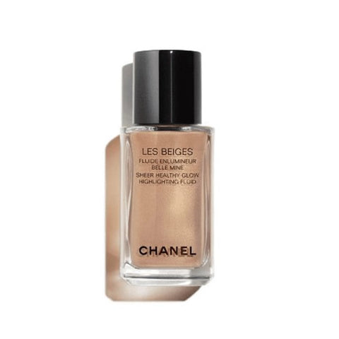 Chanel Les Beiges Fluide Enlumineur Belle Mine Sunkissed 30ml liquid highlighter with a glowing, radiant finish.