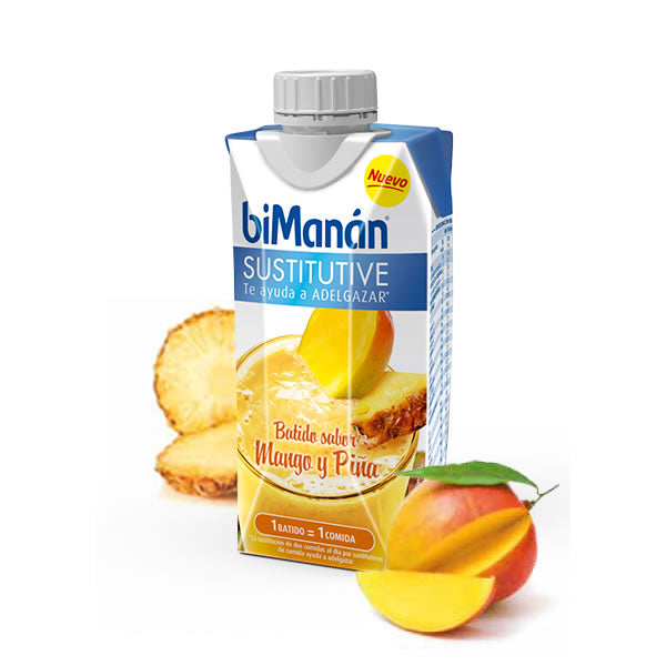 Bimanán Sustitutive Mango and Pineapple-Flavoured Milkshake 330ml Jag Couture London - New York