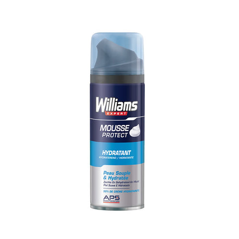 William Expert Mousse Protect Hydratant by Jag Couture London in a 200ml bottle, featuring a light, protective mousse formula.