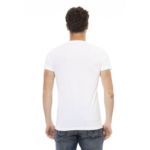 Trussardi Action 2AT03D_01White sneakers by Jag Couture London featuring white leather and stylish design.