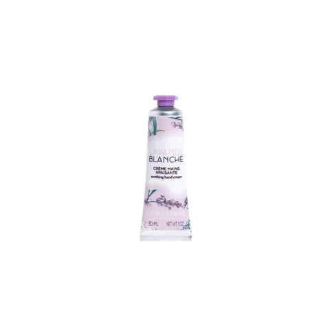 Jag Couture London New York L'occitane Lavanda Blanca hand cream 30ml tube with lavender scent and white packaging.