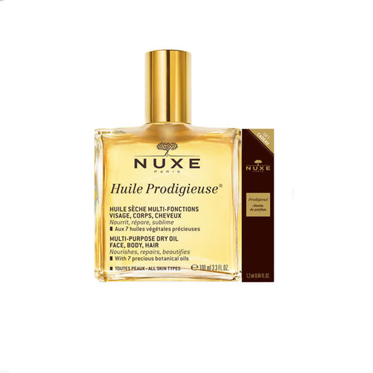 Nuxe Huile Prodigieuse Dry Oil Multi Function 100ml Set 2 Pieces Jag Couture London - New York