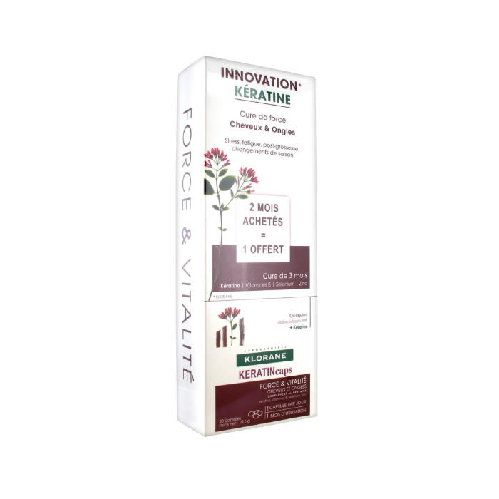 Klorane Keratin Hair Fortification 90 Capsules Jag Couture London - New York