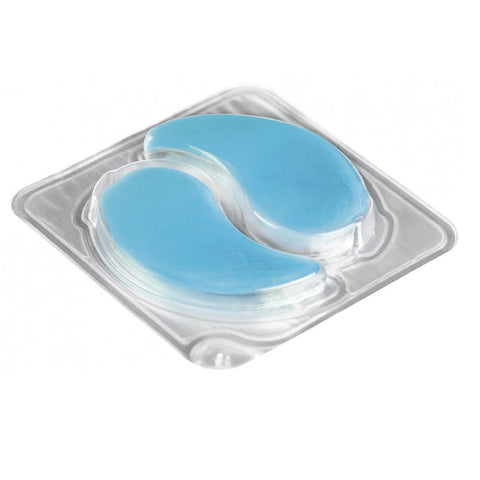 Klorane Smoothing and Relaxing Eye Patches in a 1x2 unit package, designed to reduce puffiness and hydrate the under-eye area.
