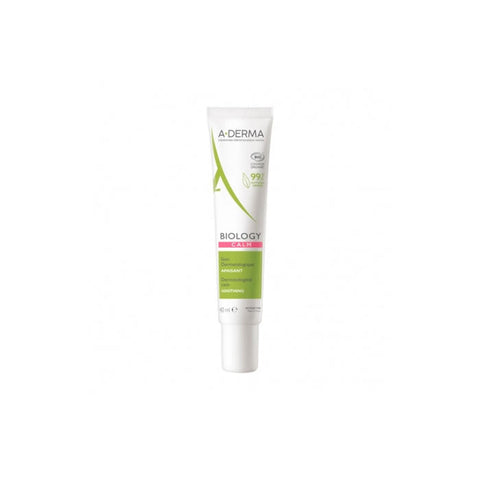 Derma Biology Calm Care Cream by Jag Couture London, 40ml jar with light blue and white packaging, designed for sensitive skin.