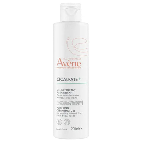 Avène Cicalfate Washing Gel 200ml from Jag Couture London - New York, featuring the gel's packaging and label.