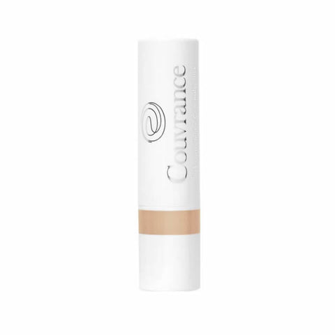 Avene Couvrance Concealer Stick in Coral, 3g, showing the compact stick with coral-colored formula and packaging.