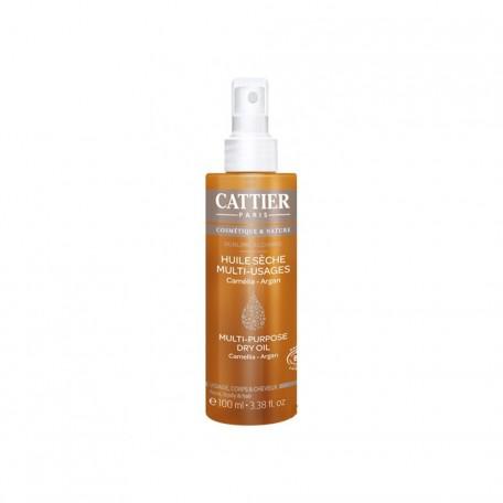 Cattier Paris Sublime Dry Oil by Jag Couture London - New York, 100ml bottle shown with elegant packaging.