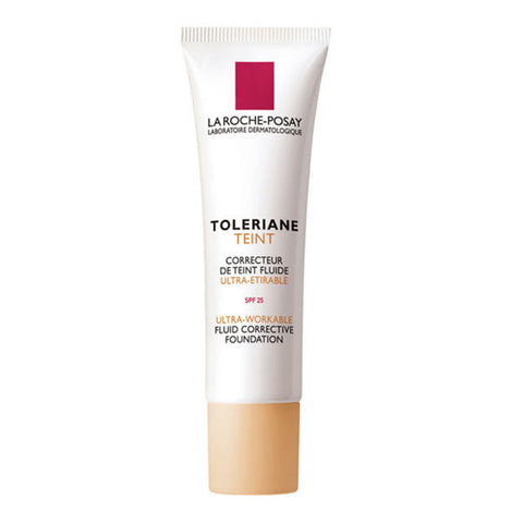 La Roche Posay Toleriane Teint Fluid N15 in 30ml bottle, light shade, with smooth texture and elegant packaging.