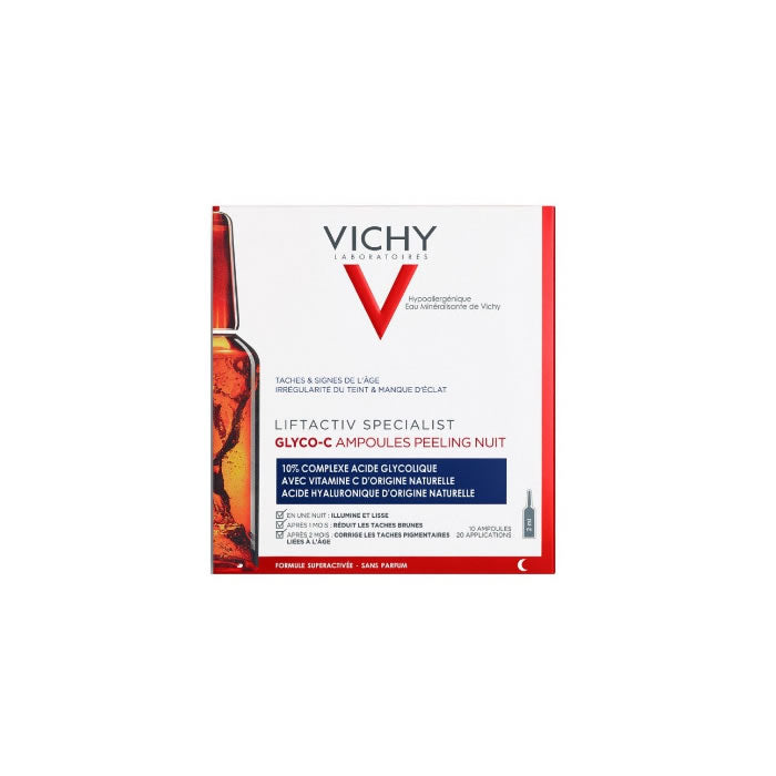 Vichy Liftactiv Specialist Glyco-C Night Peeling 10 Ampoules Jag Couture London - New York