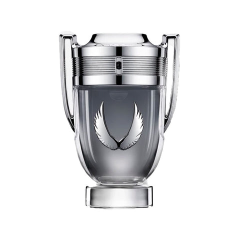 Paco Rabanne Invictus Platinum Eau De Perfume spray 200ml bottle, sleek design with silver accents, shown in a high-quality image.