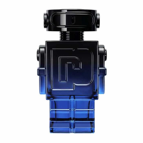 Paco Rabanne Phantom Intense Eau de Perfume spray bottle, 150ml, with sleek design and rechargeable feature.