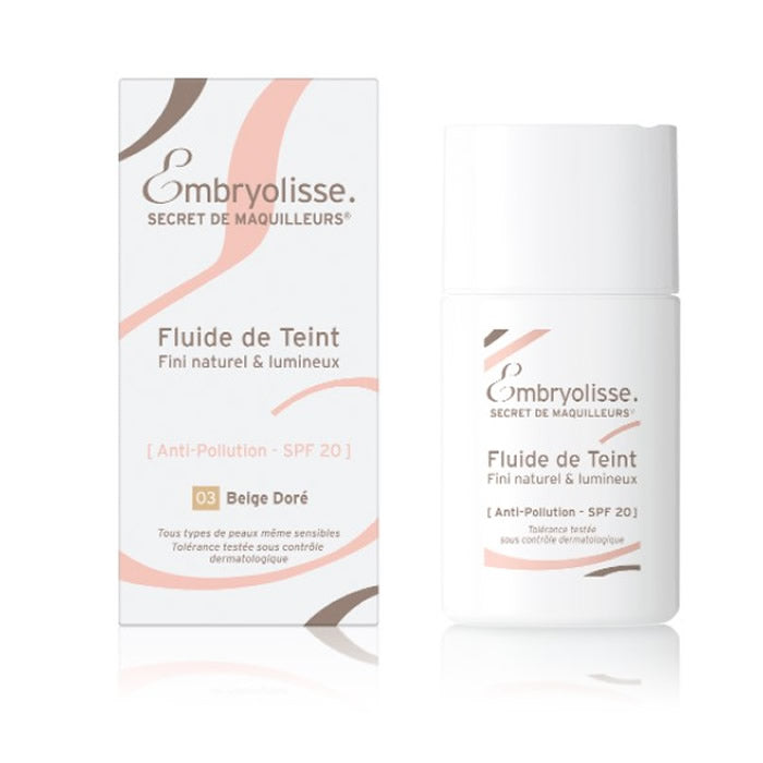 Embryolisse Fluid De Teint Spf20 03 Beige Doré Jag Couture London - New York