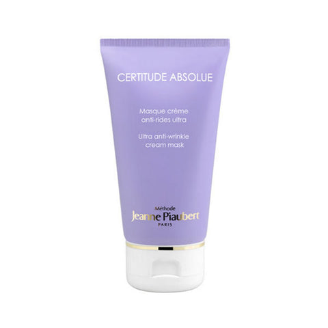 Jeanne Piaubert Certitude Absolue anti-wrinkle cream mask in a 75ml jar, shown with a smooth, luxurious skincare texture.