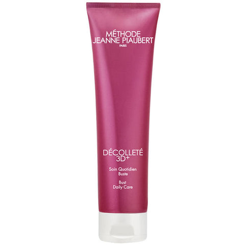 Jeanne Piaubert Décolleté 3D+ Bust Daily Care 100ml bottle, featuring elegant packaging with a white and silver design.
