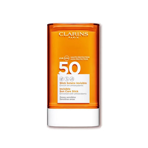 Jag Couture London Invisible Sun Stick SPF50, 17g, a portable sunscreen stick with UV protection in sleek packaging.